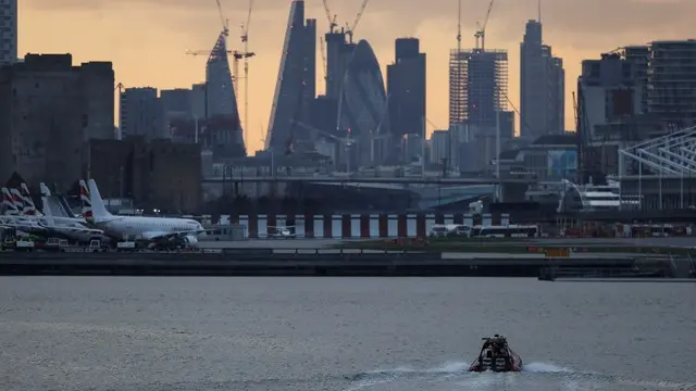 London airport shut after WW2 bomb found in Thames