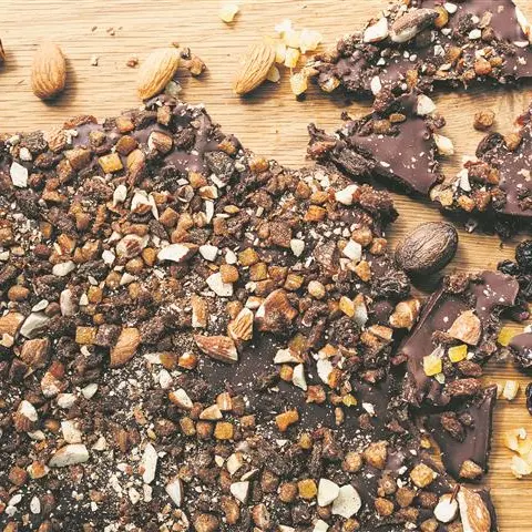 A little chocolate thrown in
