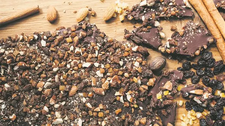 A little chocolate thrown in