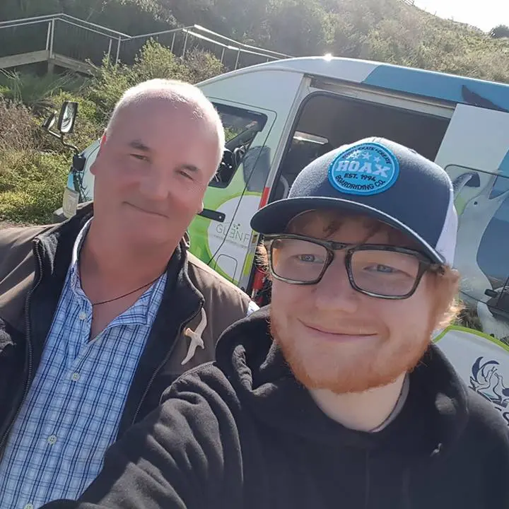 Sheeran takes 'low-key' tour on peninsula