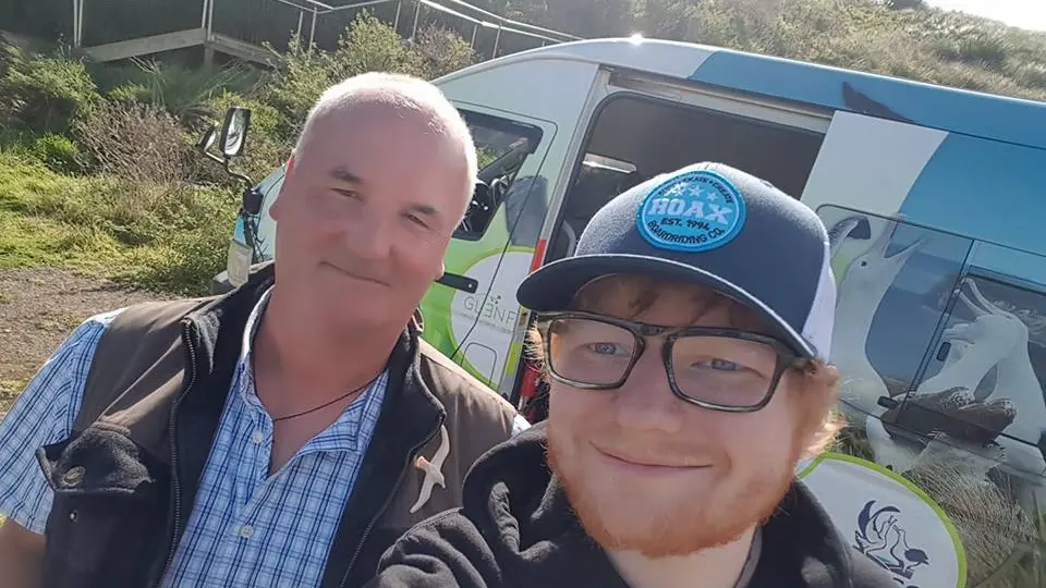 Sheeran takes 'low-key' tour on peninsula
