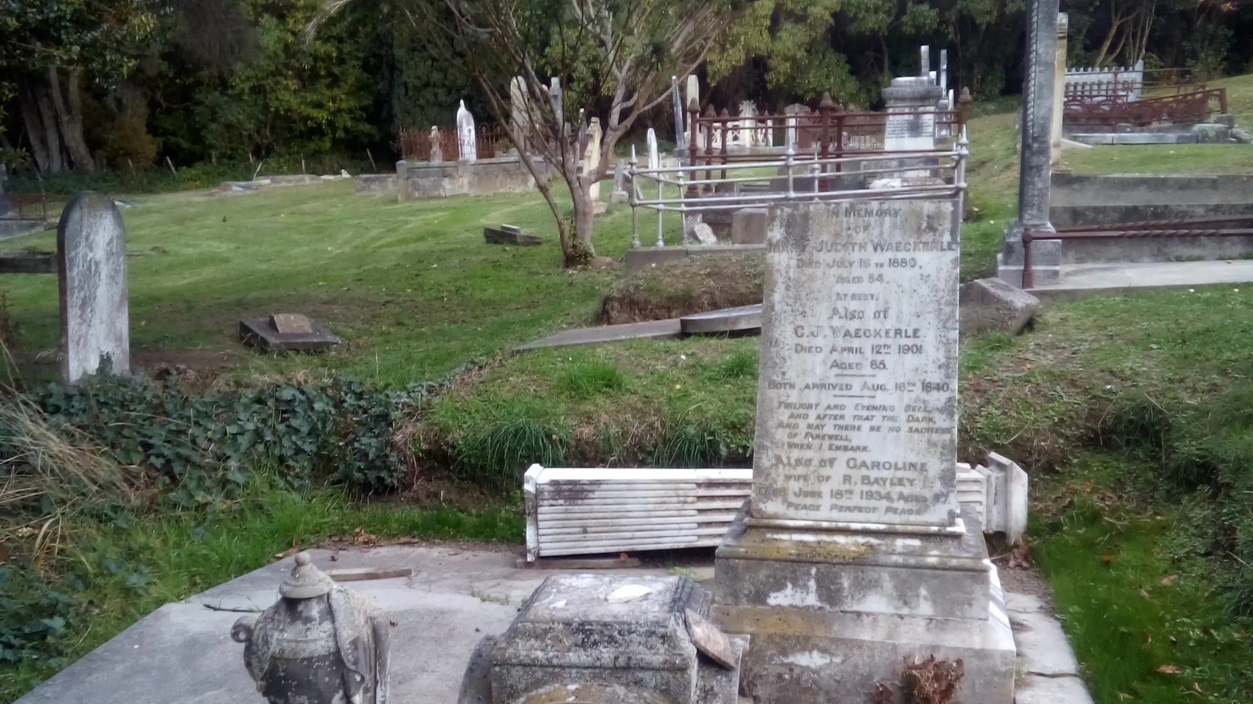 Plan to restore early settlers’ cemetery headstones