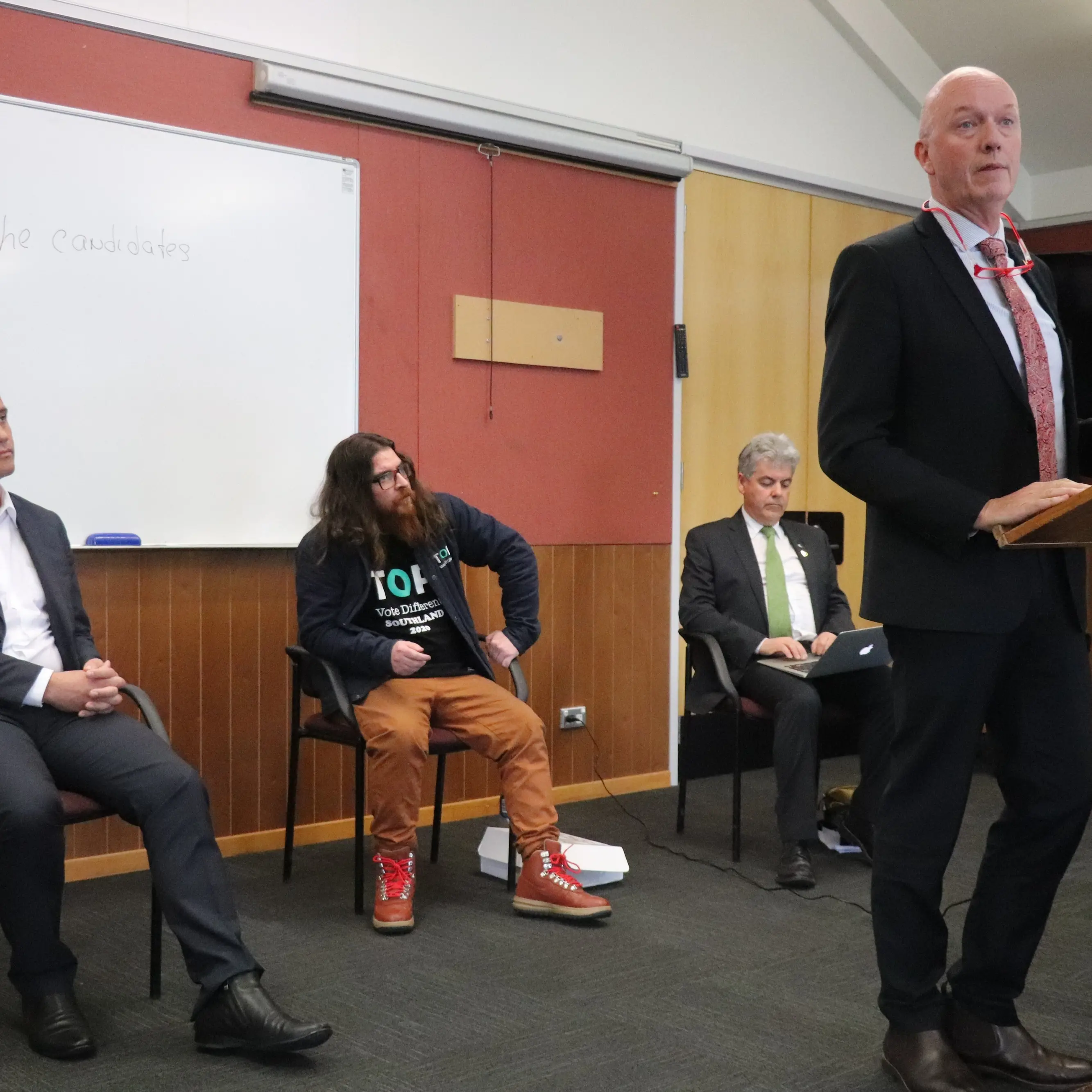 Candidates pitch their policies