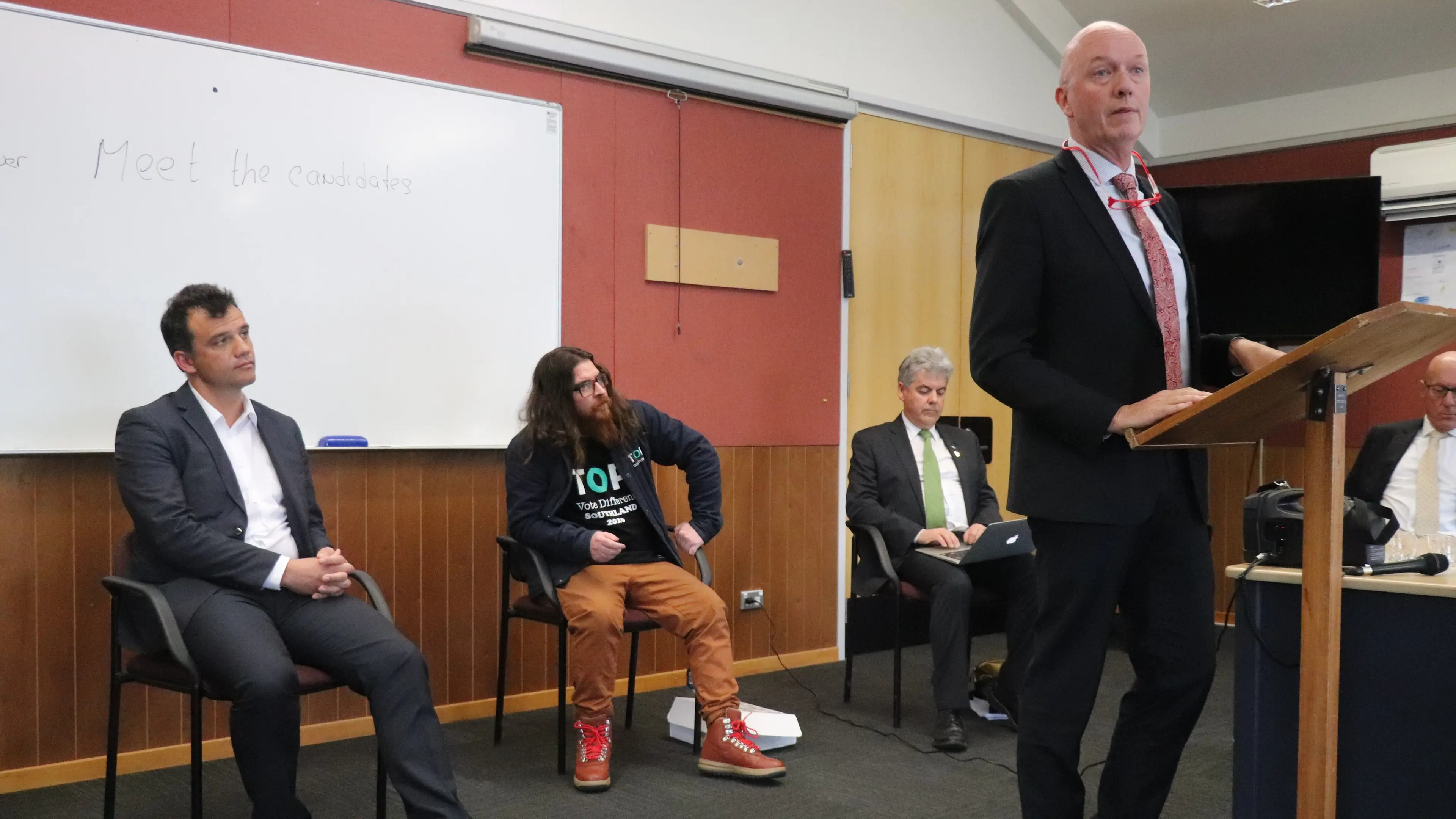 Candidates pitch their policies