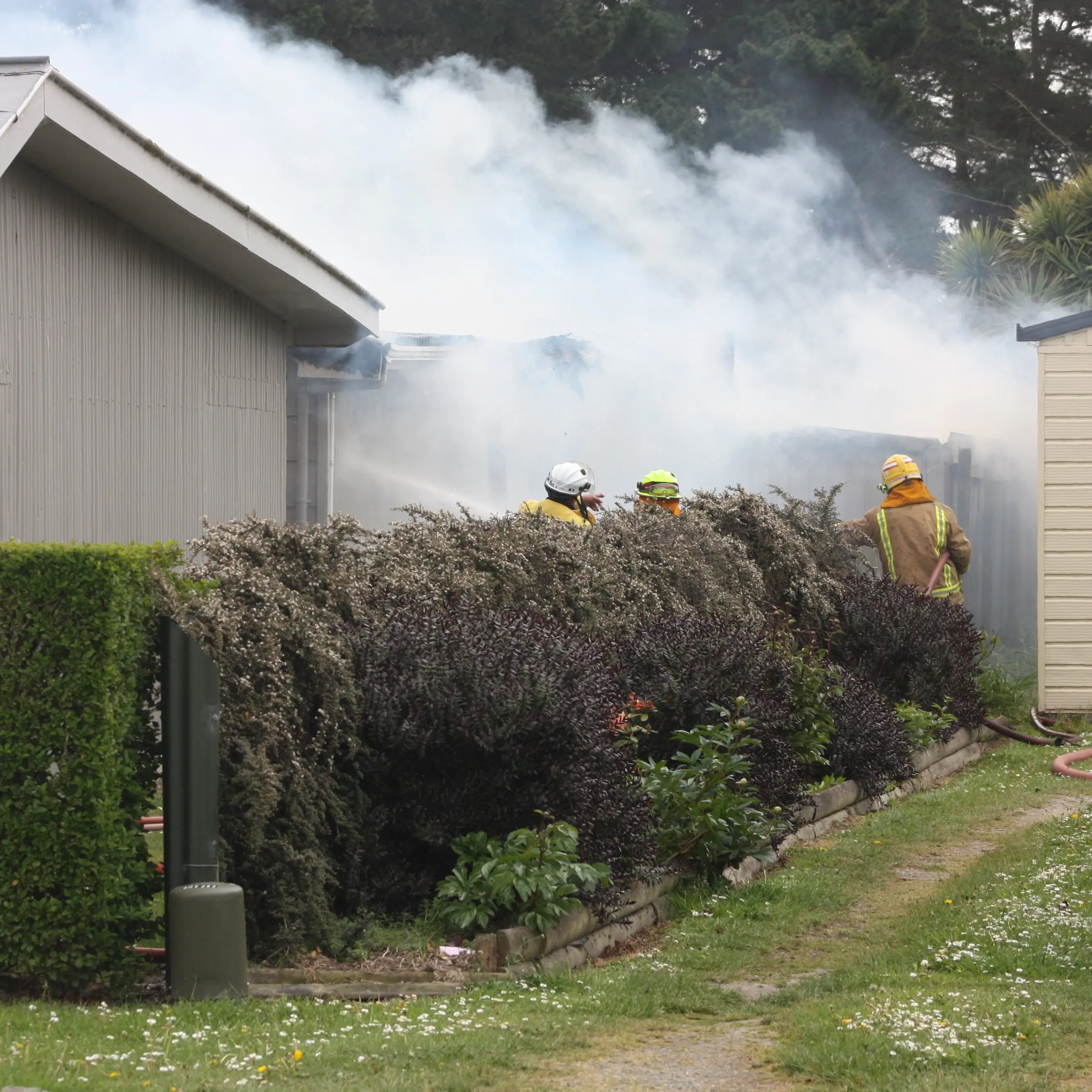 Blaze razes shed full of vintage vehicles