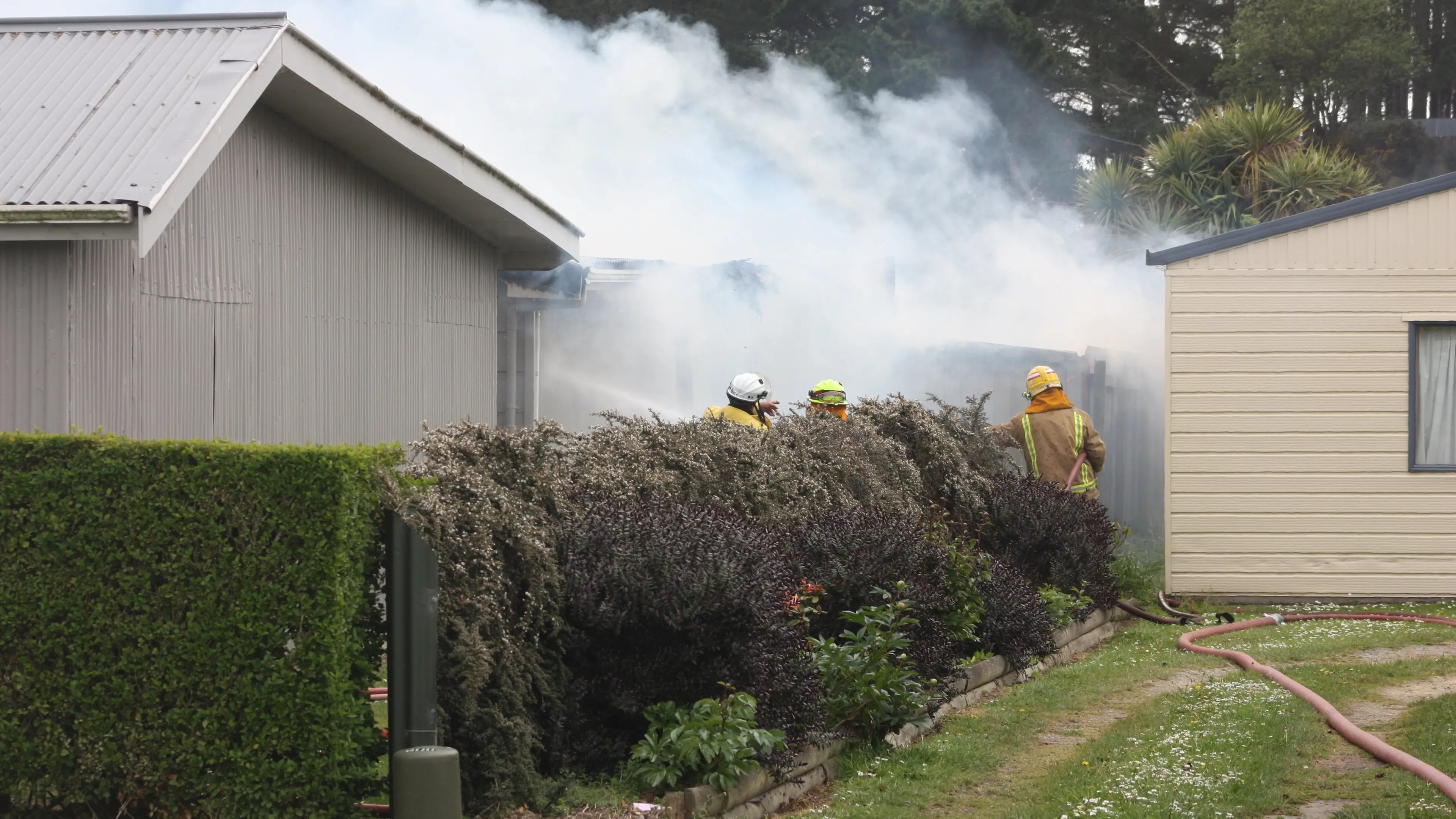 Blaze razes shed full of vintage vehicles