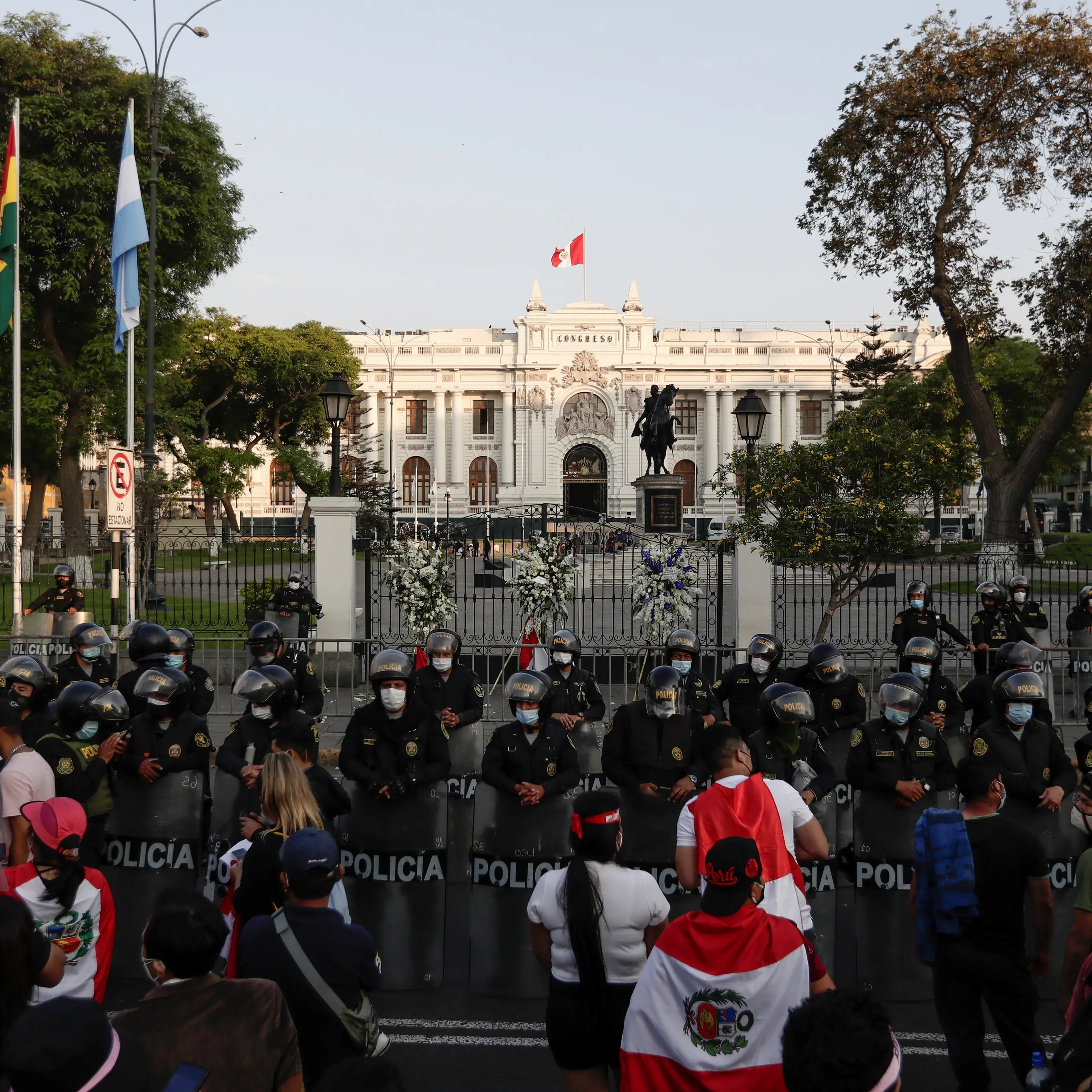Peru's interim president resigns after protest deaths spark fury
