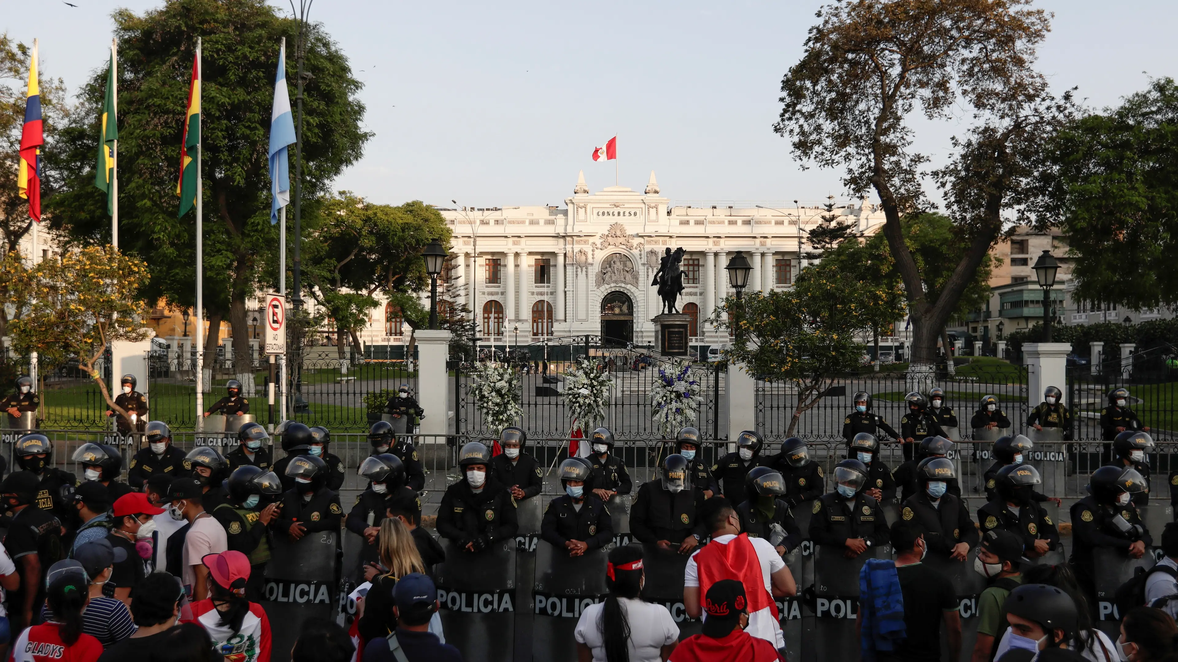 Peru's interim president resigns after protest deaths spark fury