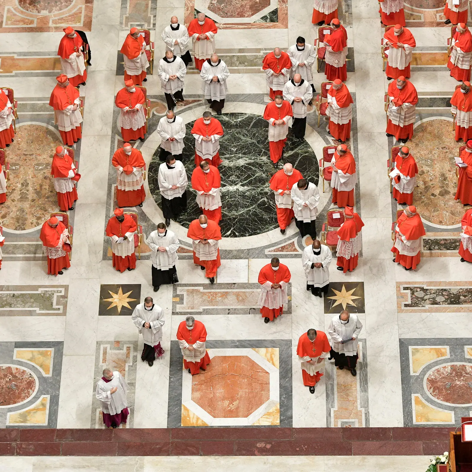 Pope installs new cardinals, including first African-American