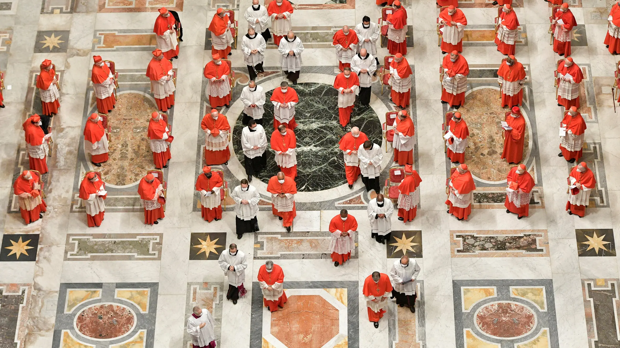 Pope installs new cardinals, including first African-American