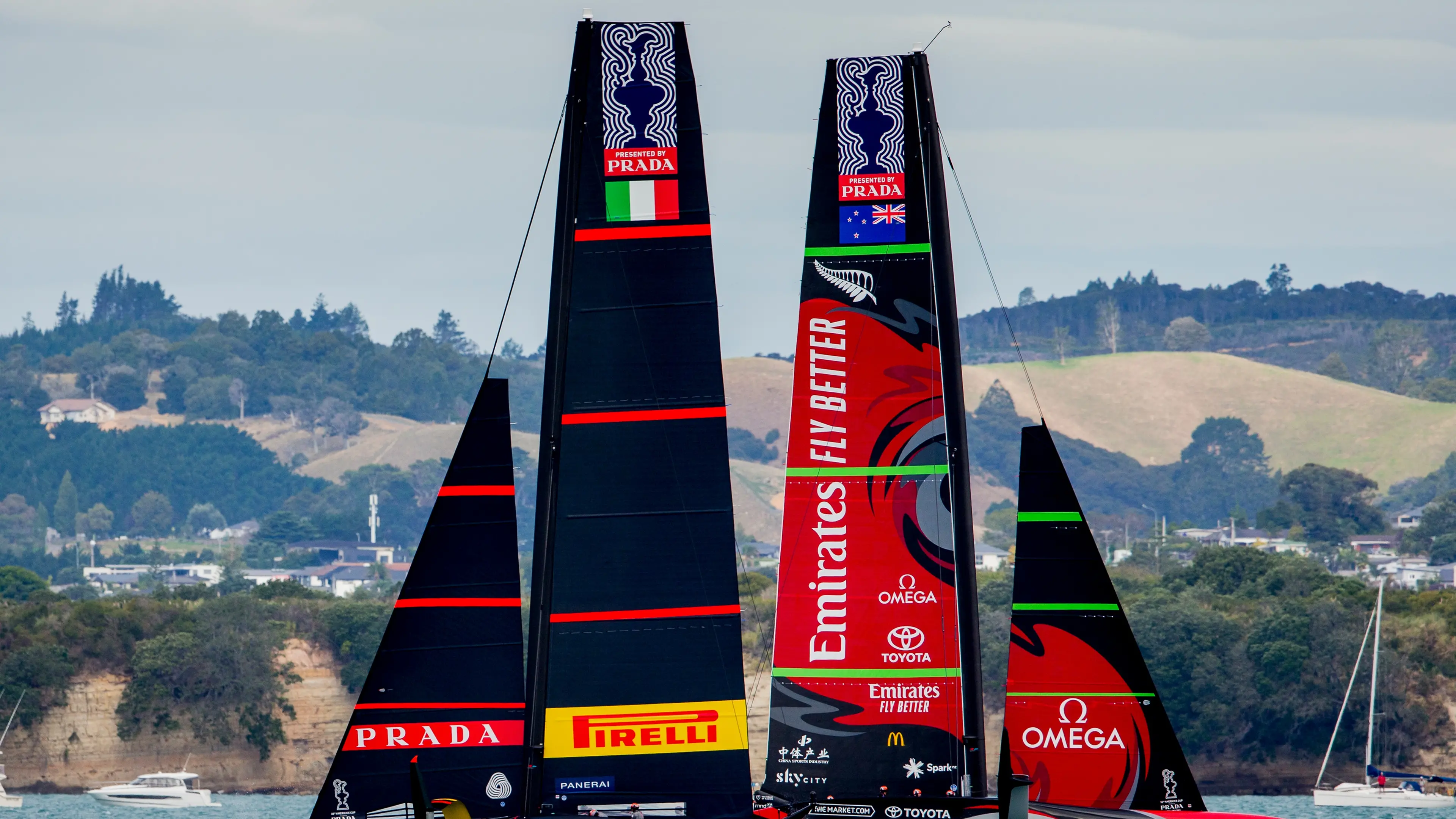Teams even after opening day of America's Cup
