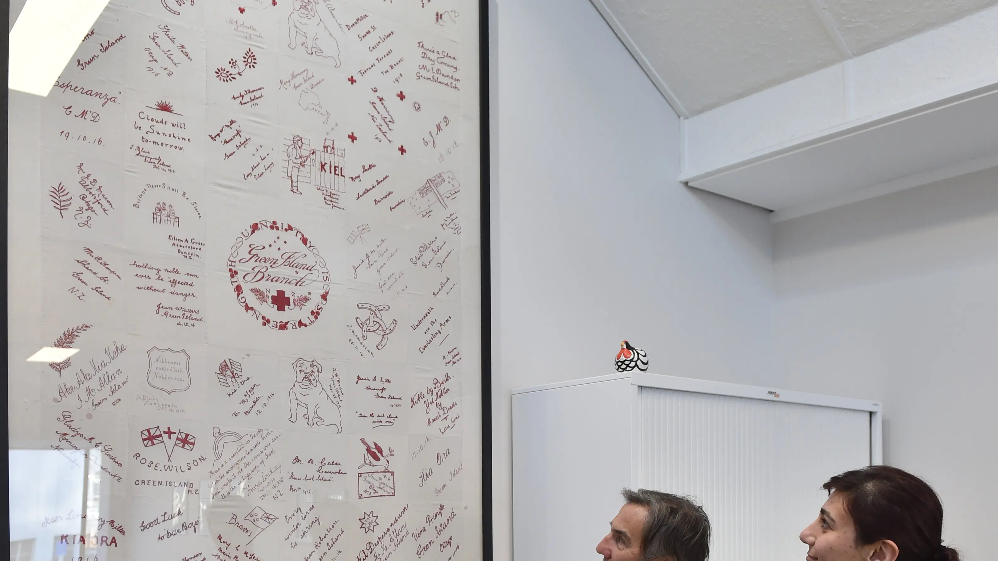 Dunedin-made World War 1-era quilt preserved