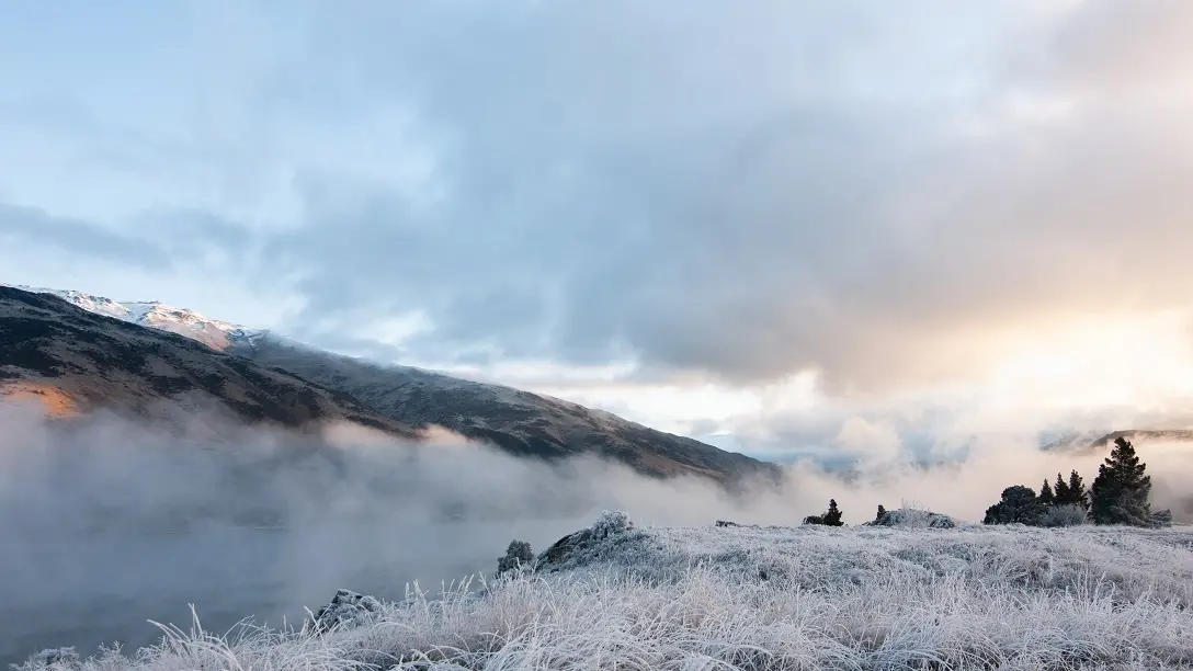 Hoar frost in Central; temps drop to minus 10