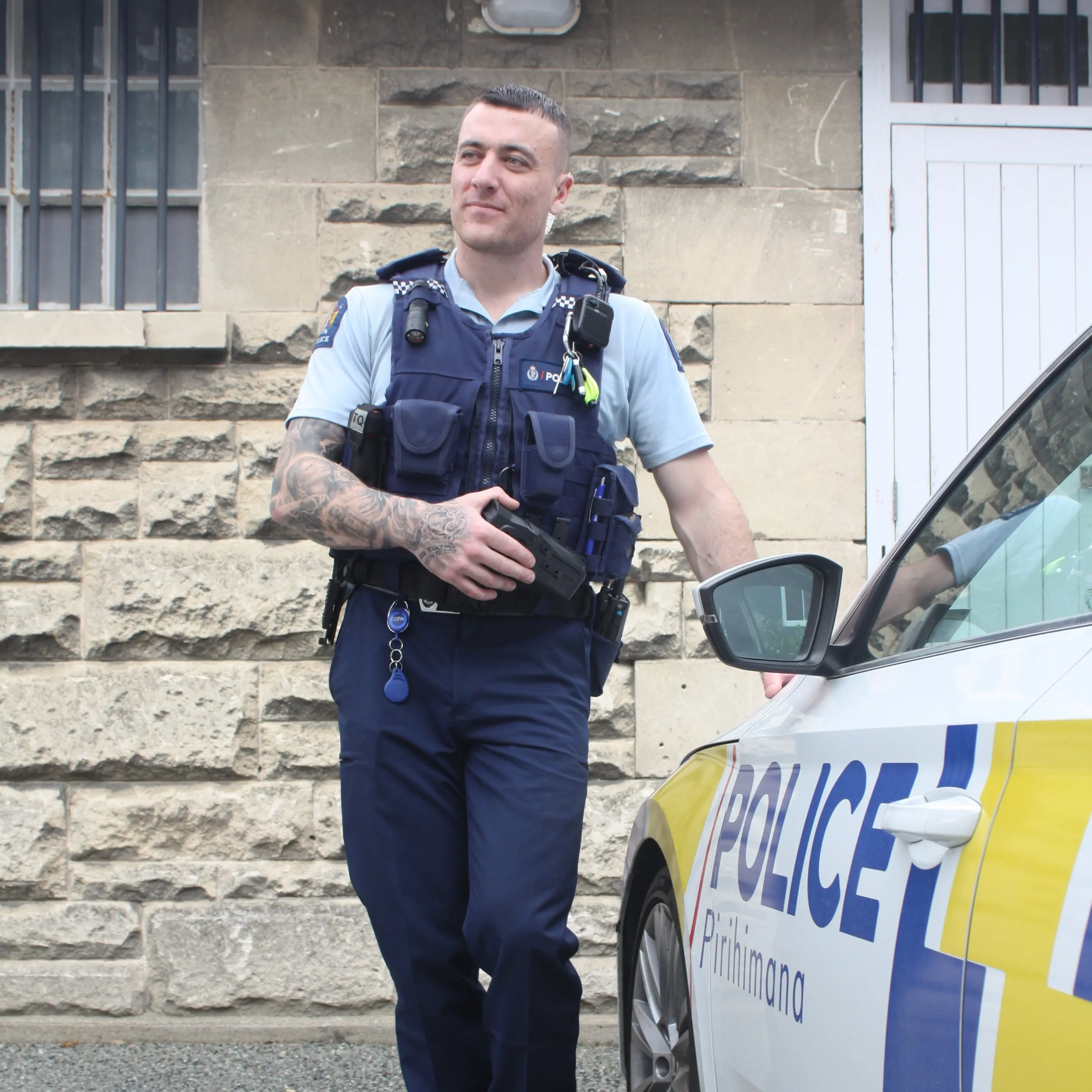 Oamaru’s new officer skates in