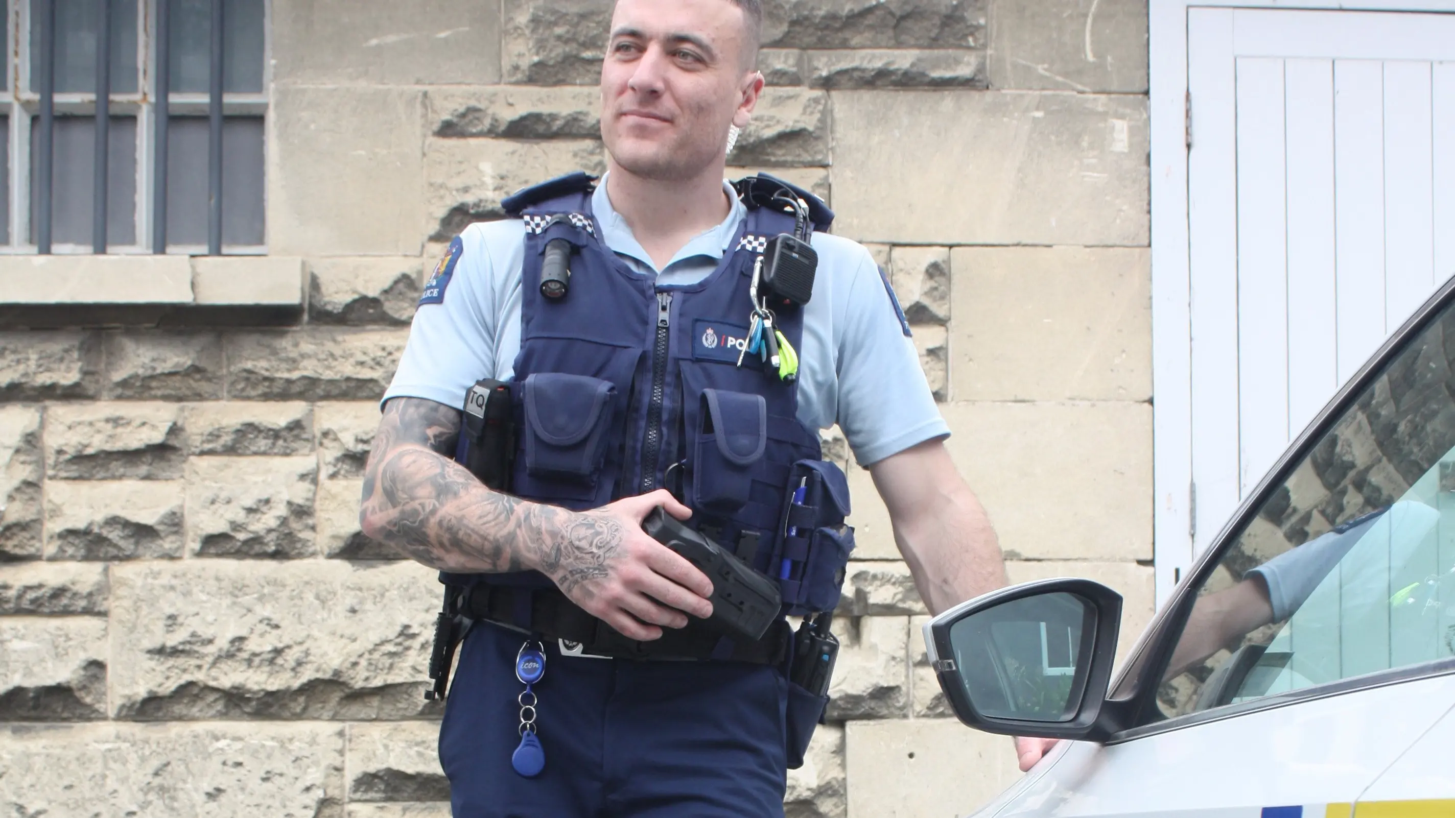 Oamaru’s new officer skates in