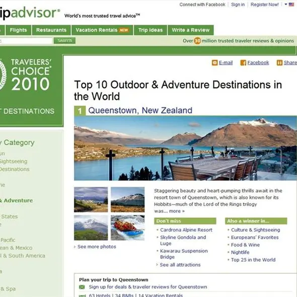 Resort reaps top adventure travel award