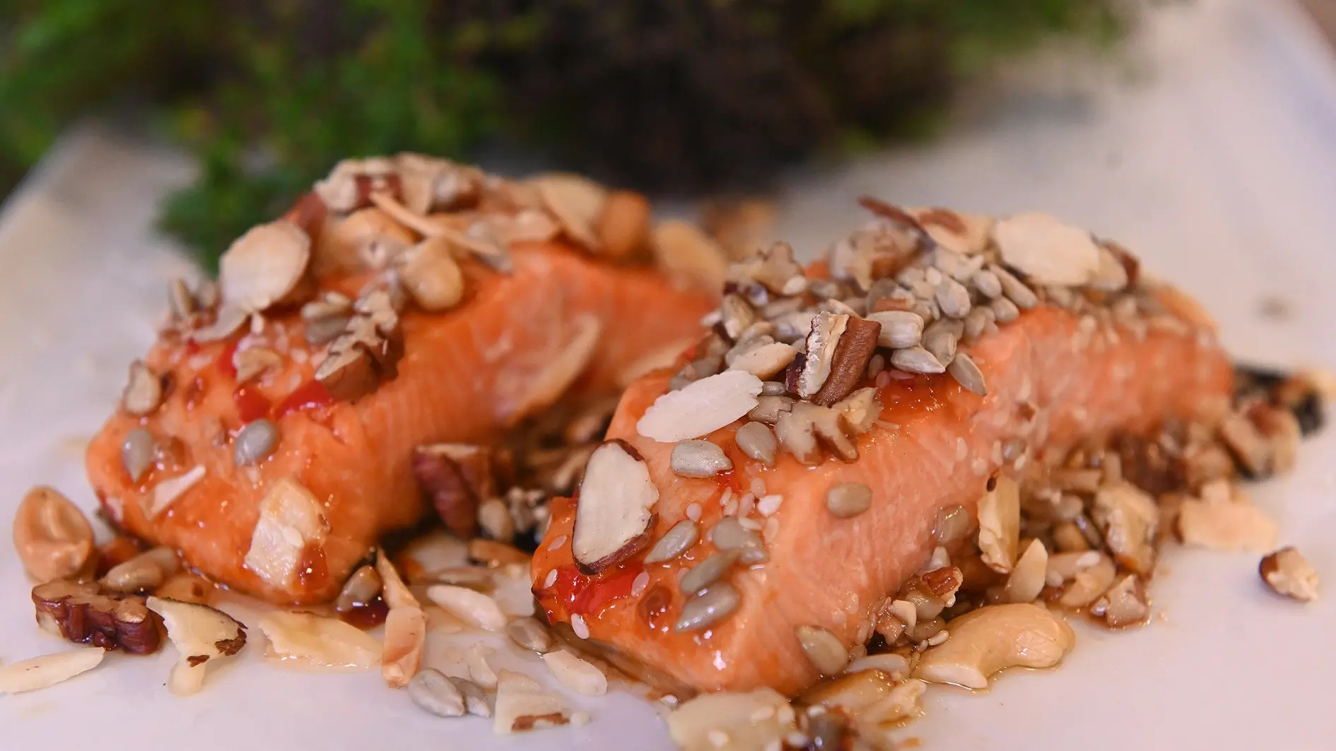 Salmon and flavours go perfectly
