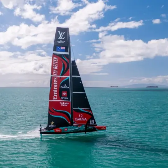 Team New Zealand christen new America's Cup boat