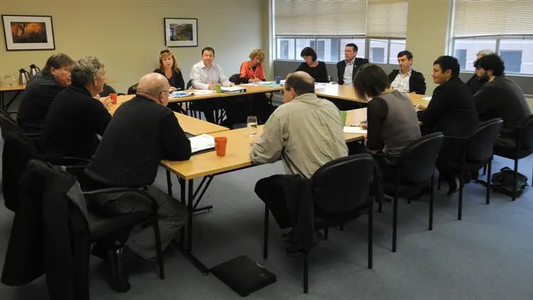 Political, business leaders push to promote Hillside workshops