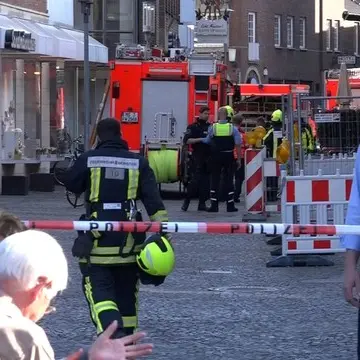 Two killed after van driven into German restaurant