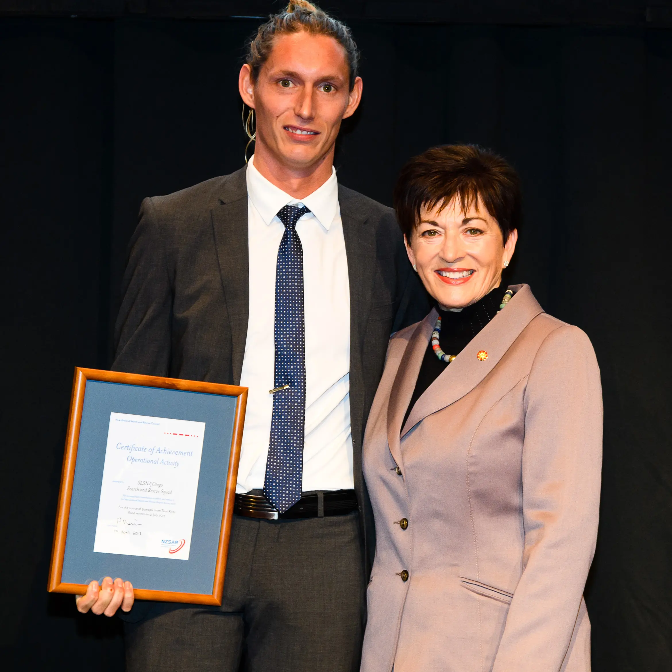 Rescuers honoured