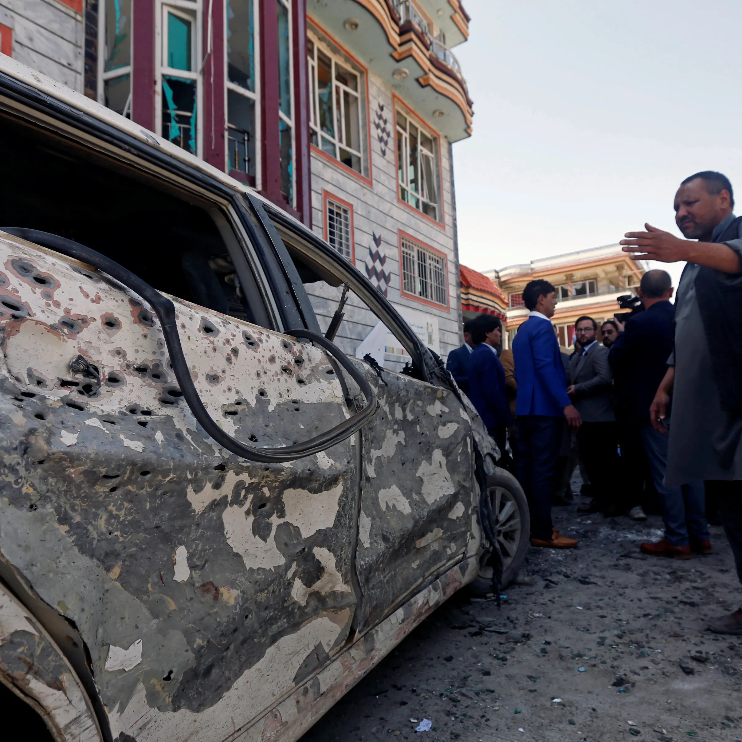 Deadly blast at election centre in Kabul
