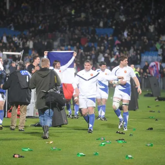 French speak out about bottle throwing