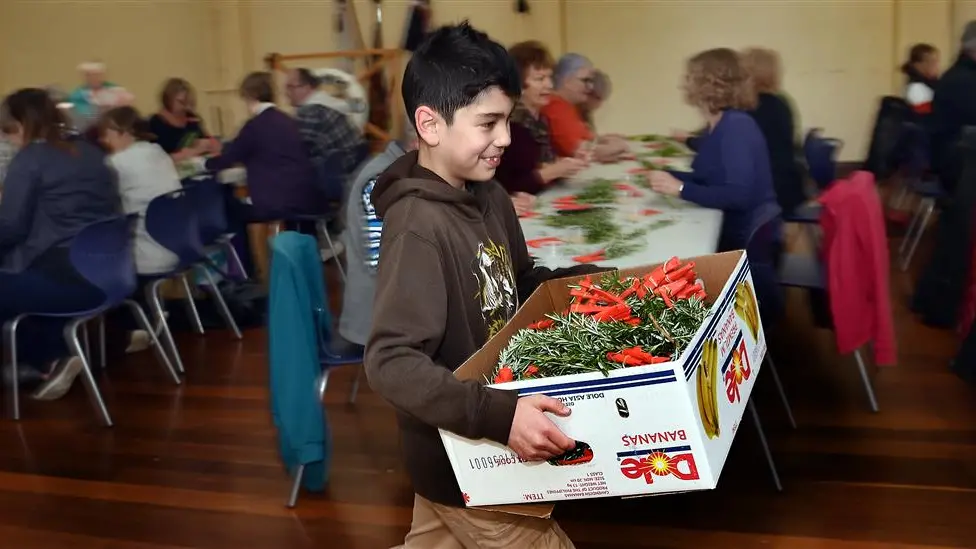 Full crew makes short work of posies