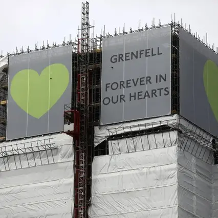 Silent vigil, prayers mark a year since Grenfell fire