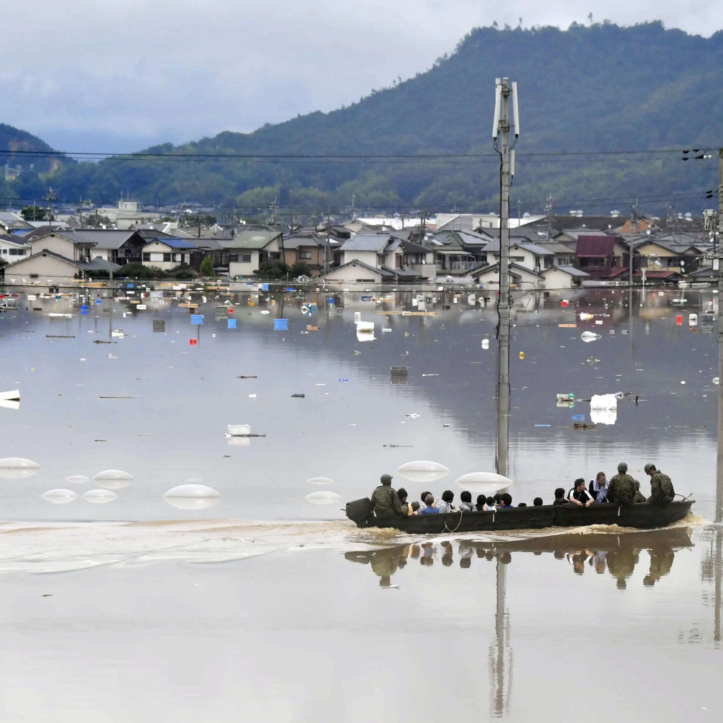 Death toll in Japan flooding tops 60