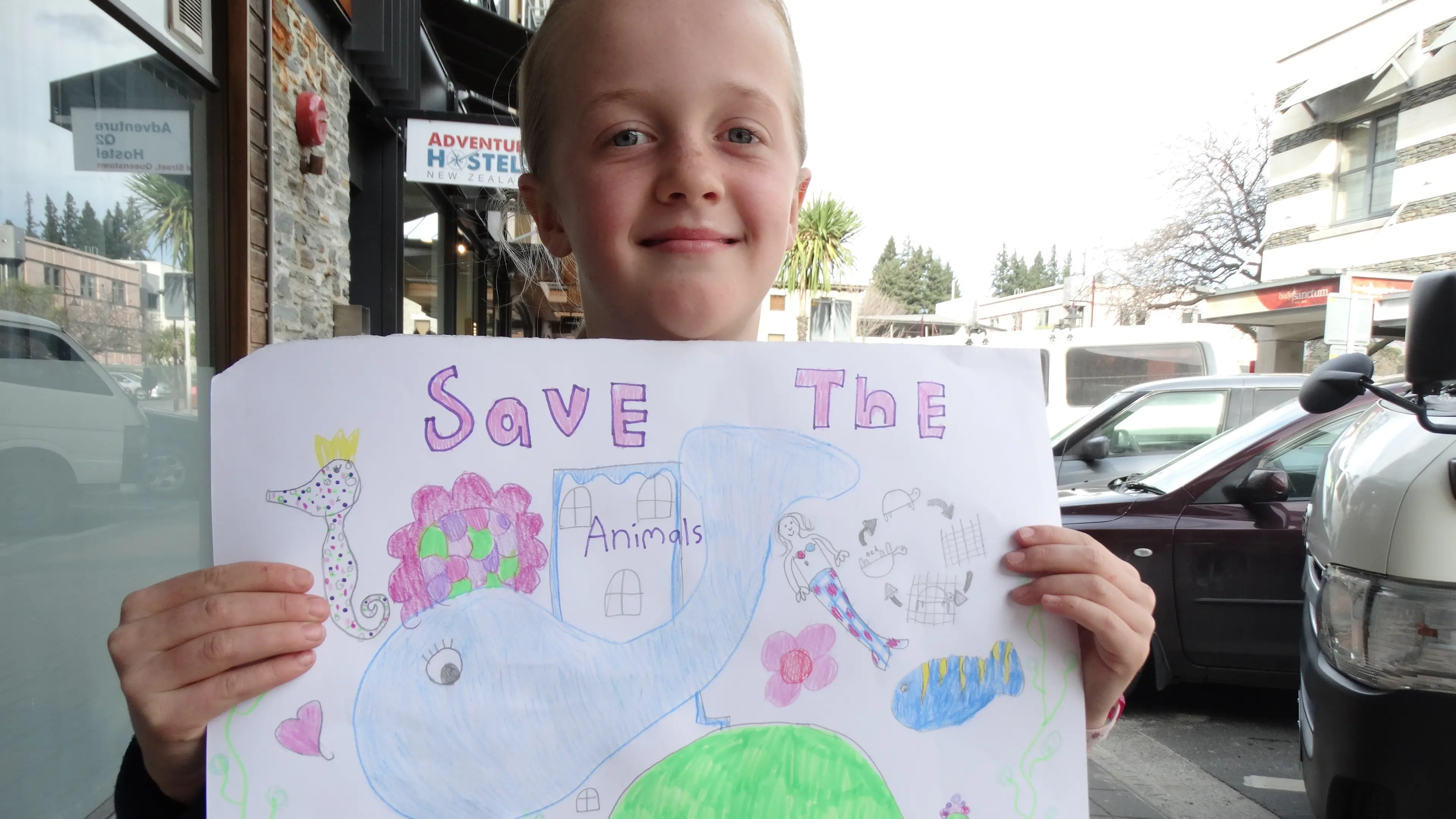 School pupil waging war on plastic