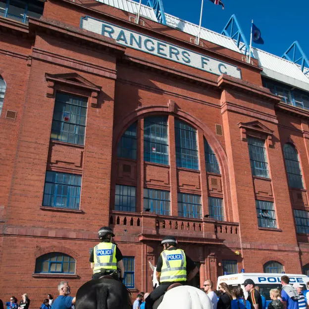 Two men stabbed before football match in Glasgow