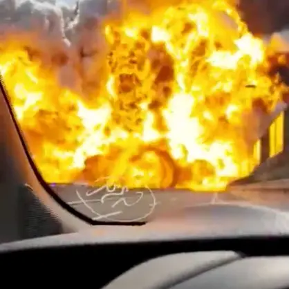 Fireball near Italian airport after crash explosion