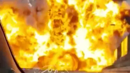 Fireball near Italian airport after crash explosion