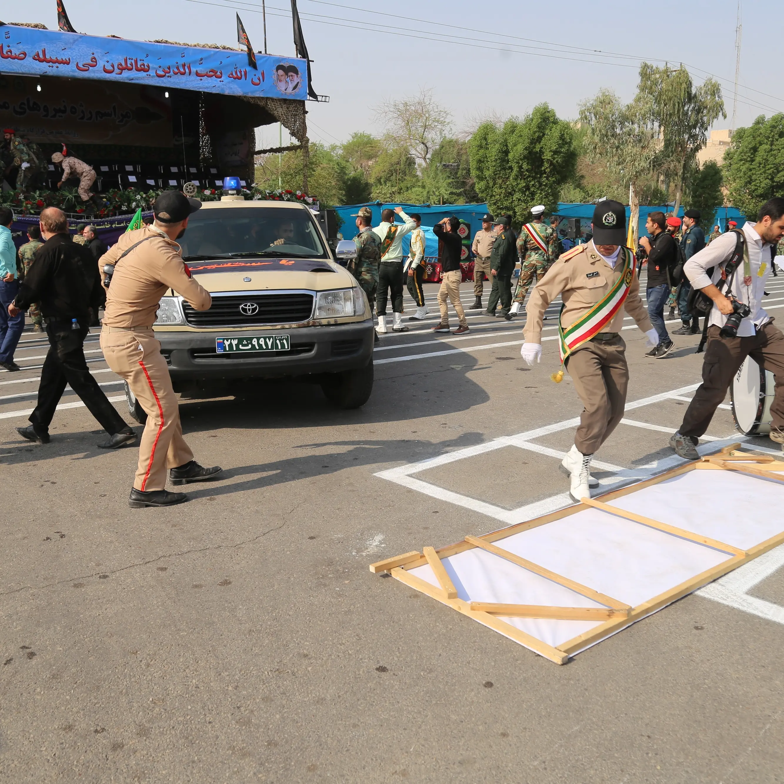 Iran blames US-backed states for military parade attack