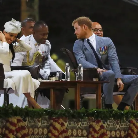 Harry, Meghan land in Fiji in first royal visit since coup