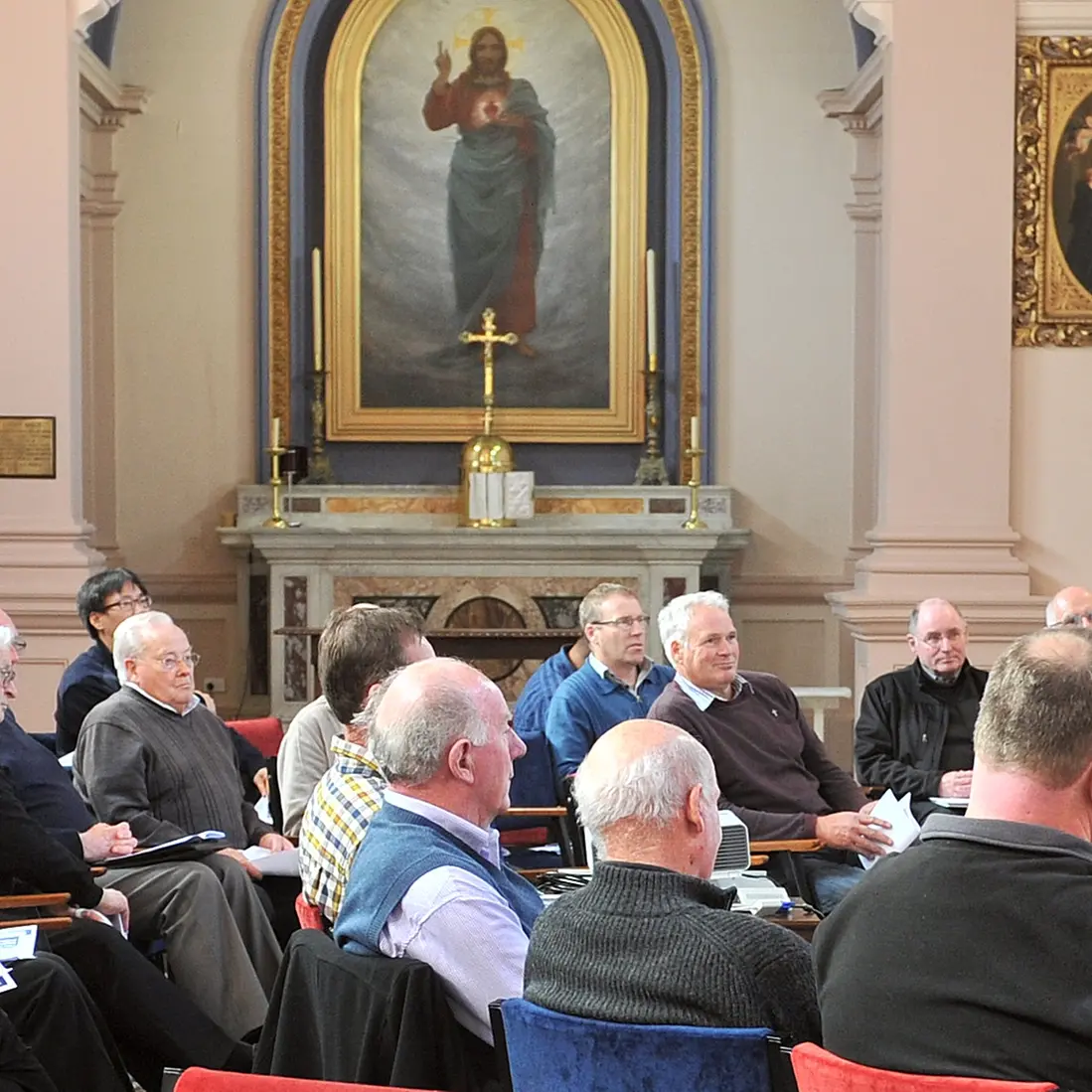 Priests gather for training seminar