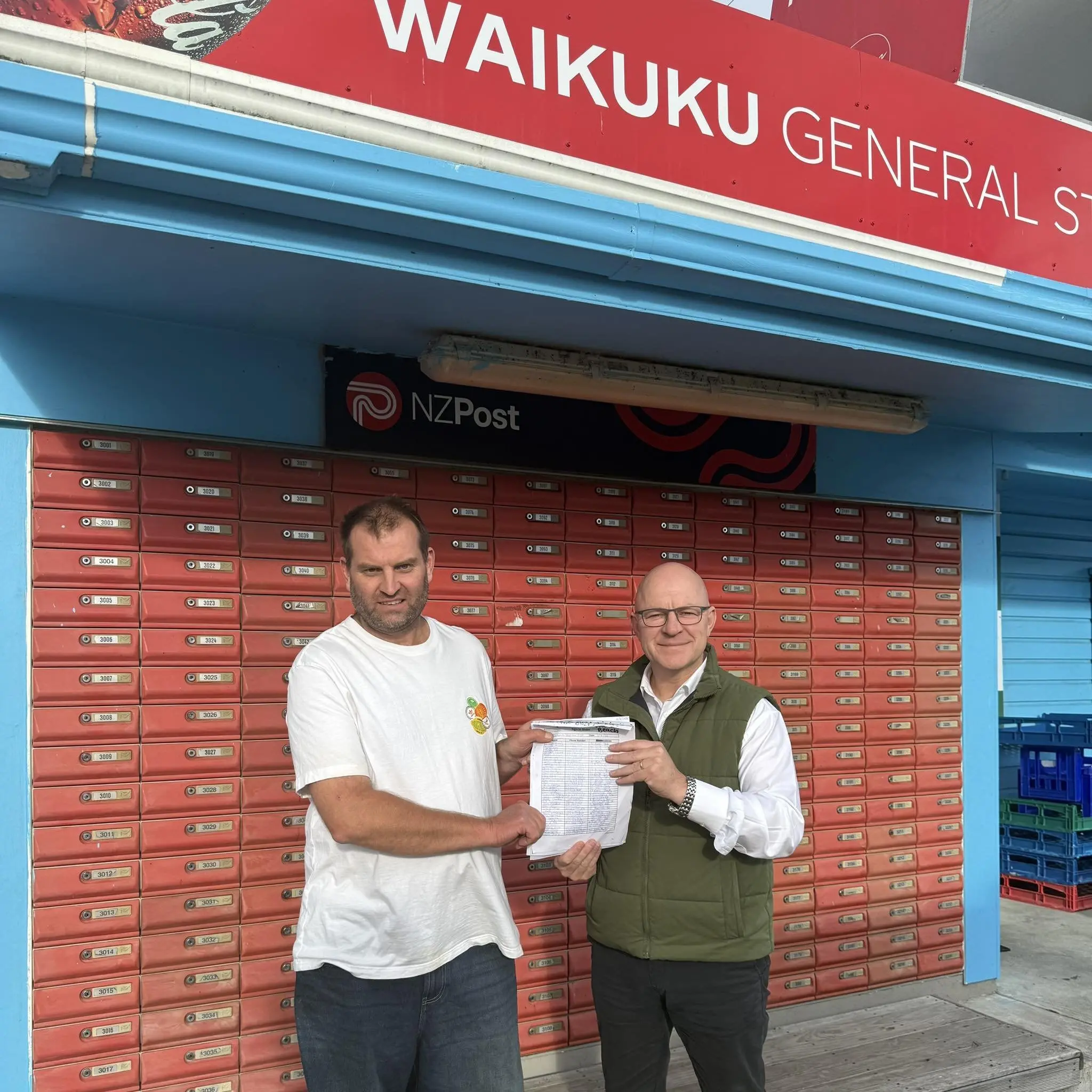 Post boxes to remain at beach community