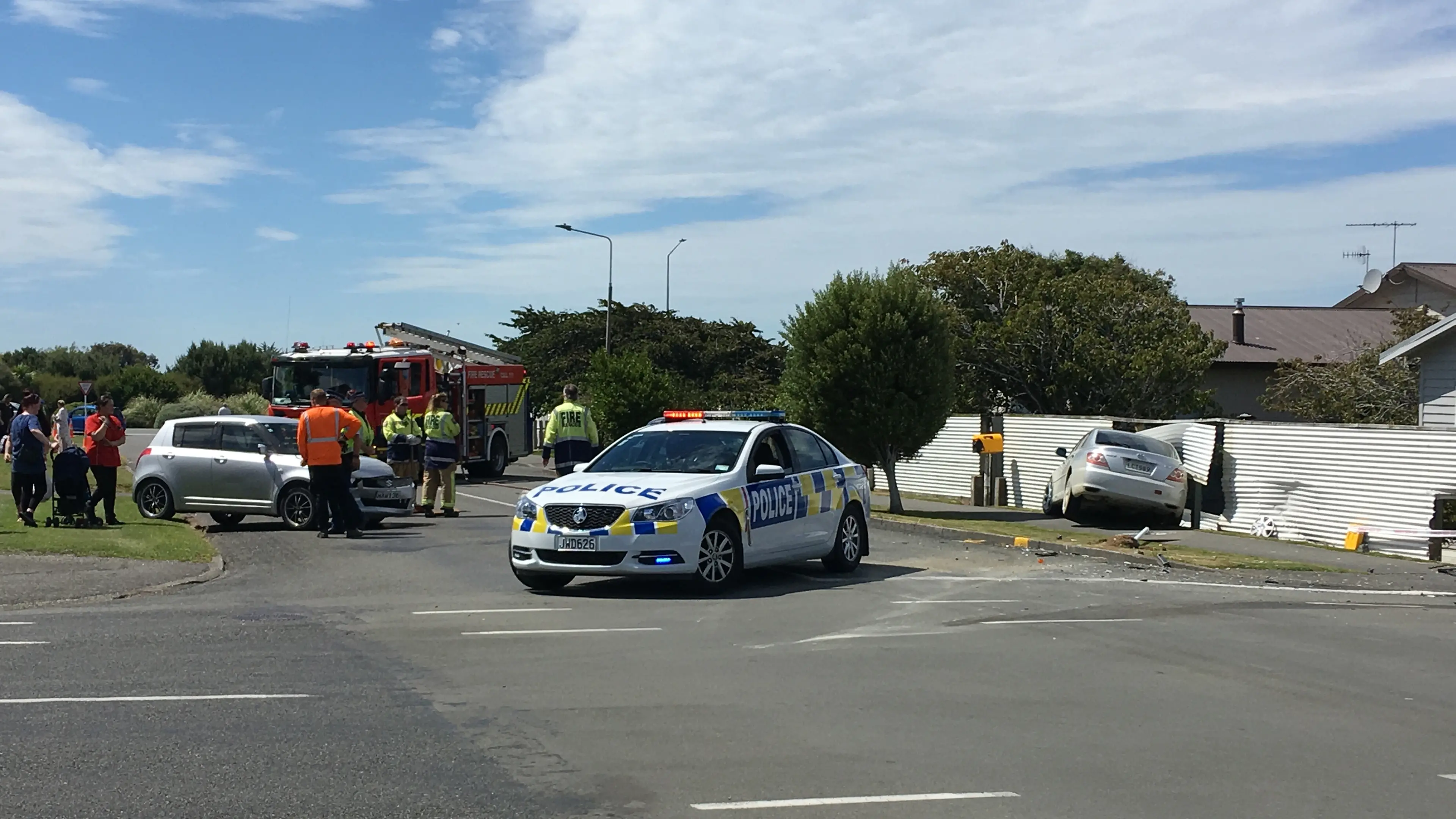 No injuries after cars collide in Invercargill