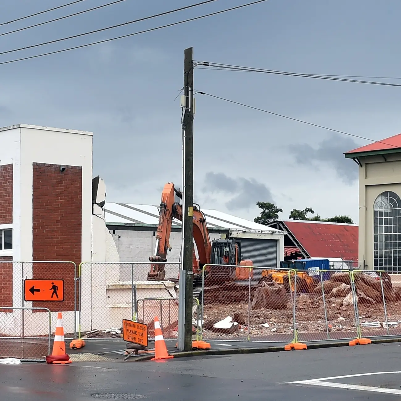 Delta site being cleared