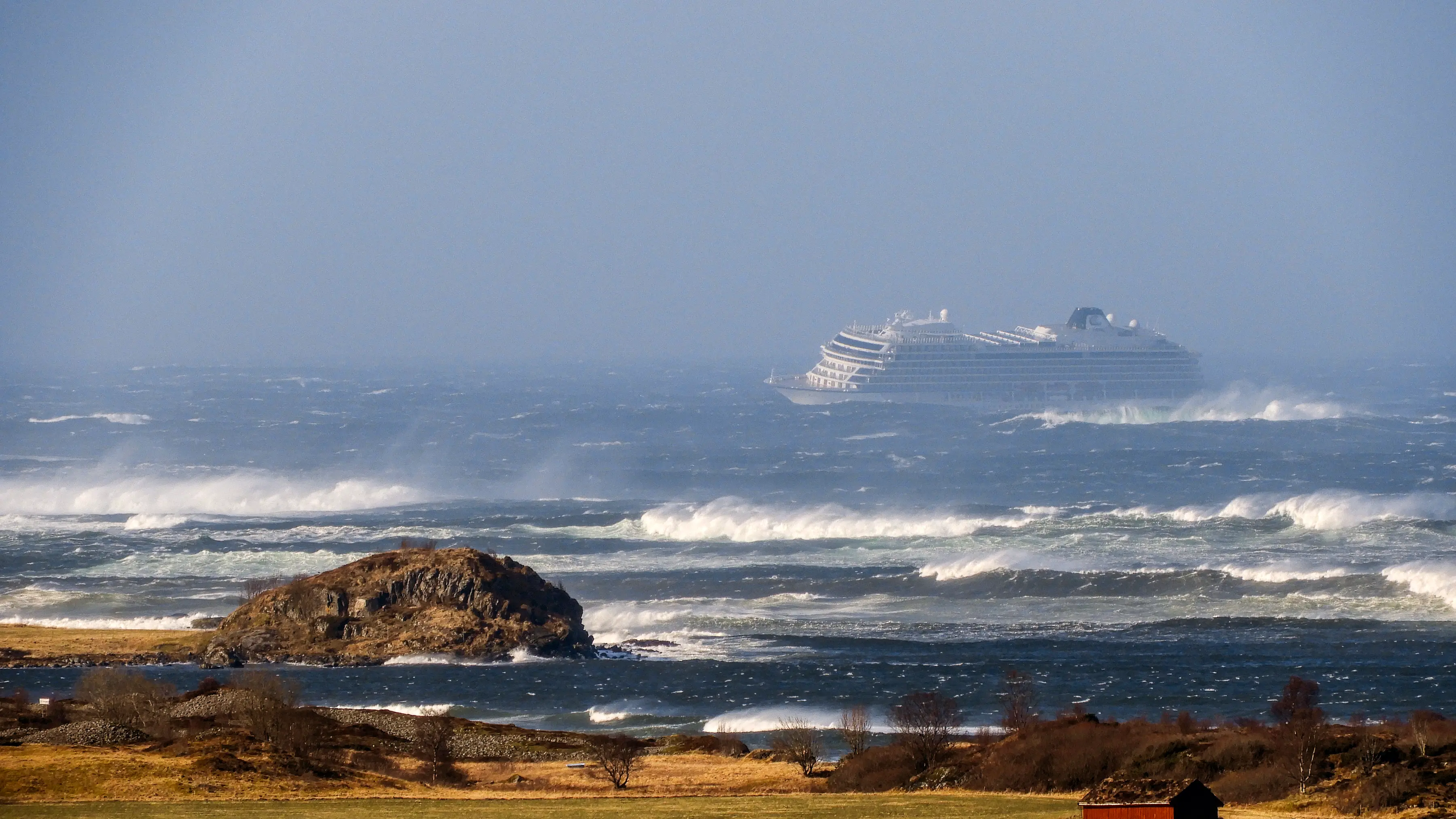 Cruise passengers hauled off ship by helicopter amid storm
