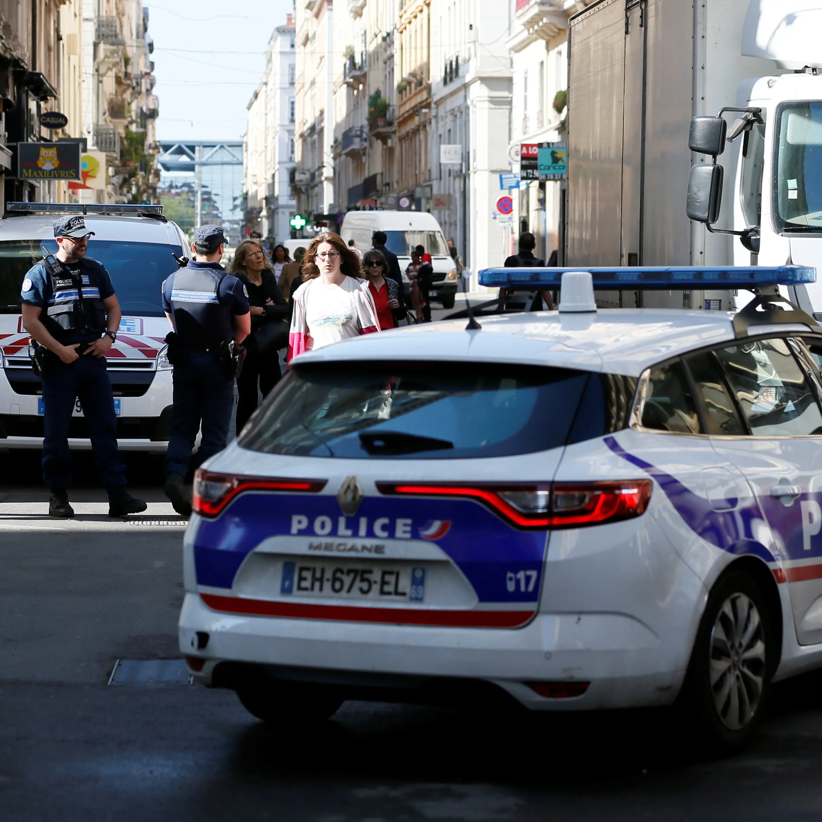 France arrests four over Lyon blast