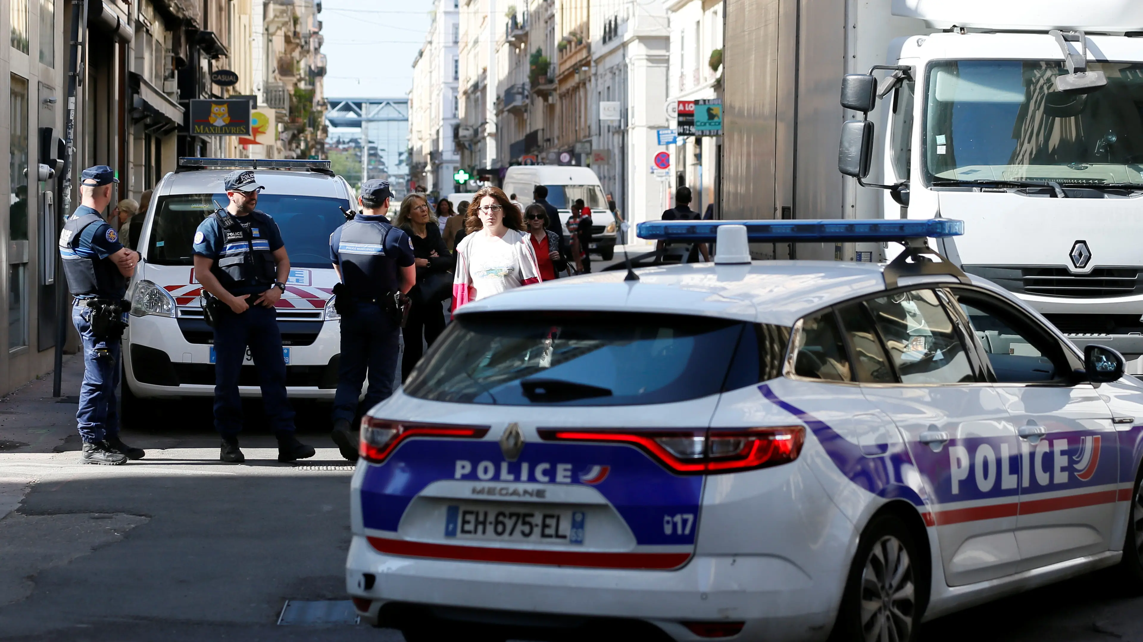 France arrests four over Lyon blast