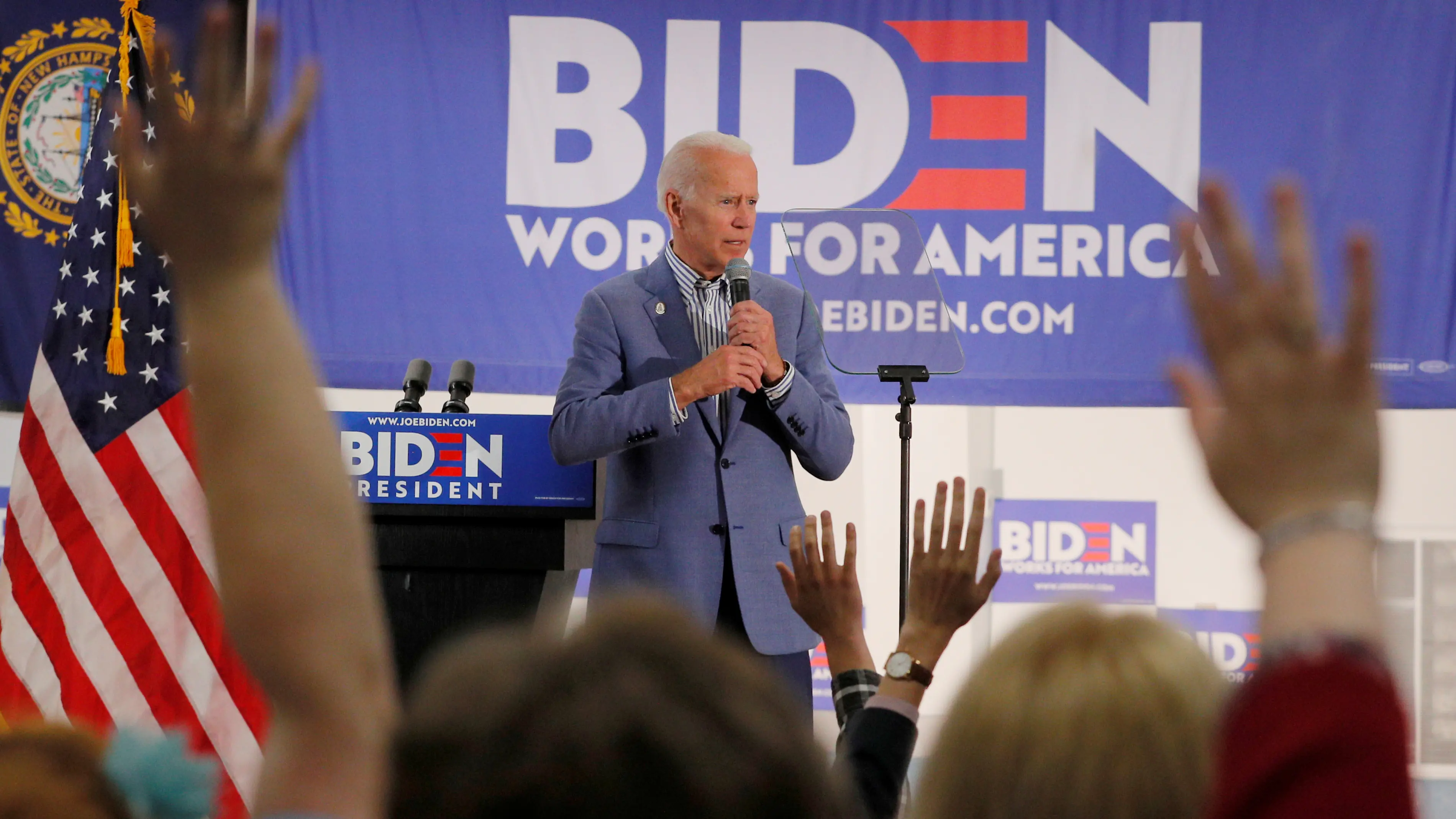 Biden leads Democratic challengers ahead of 2020