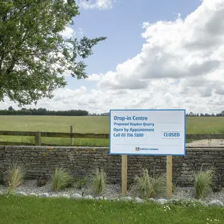 Candidates front up with quarry views