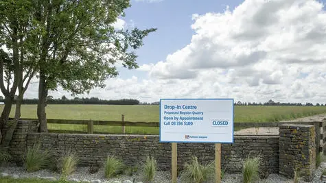 Candidates front up with quarry views