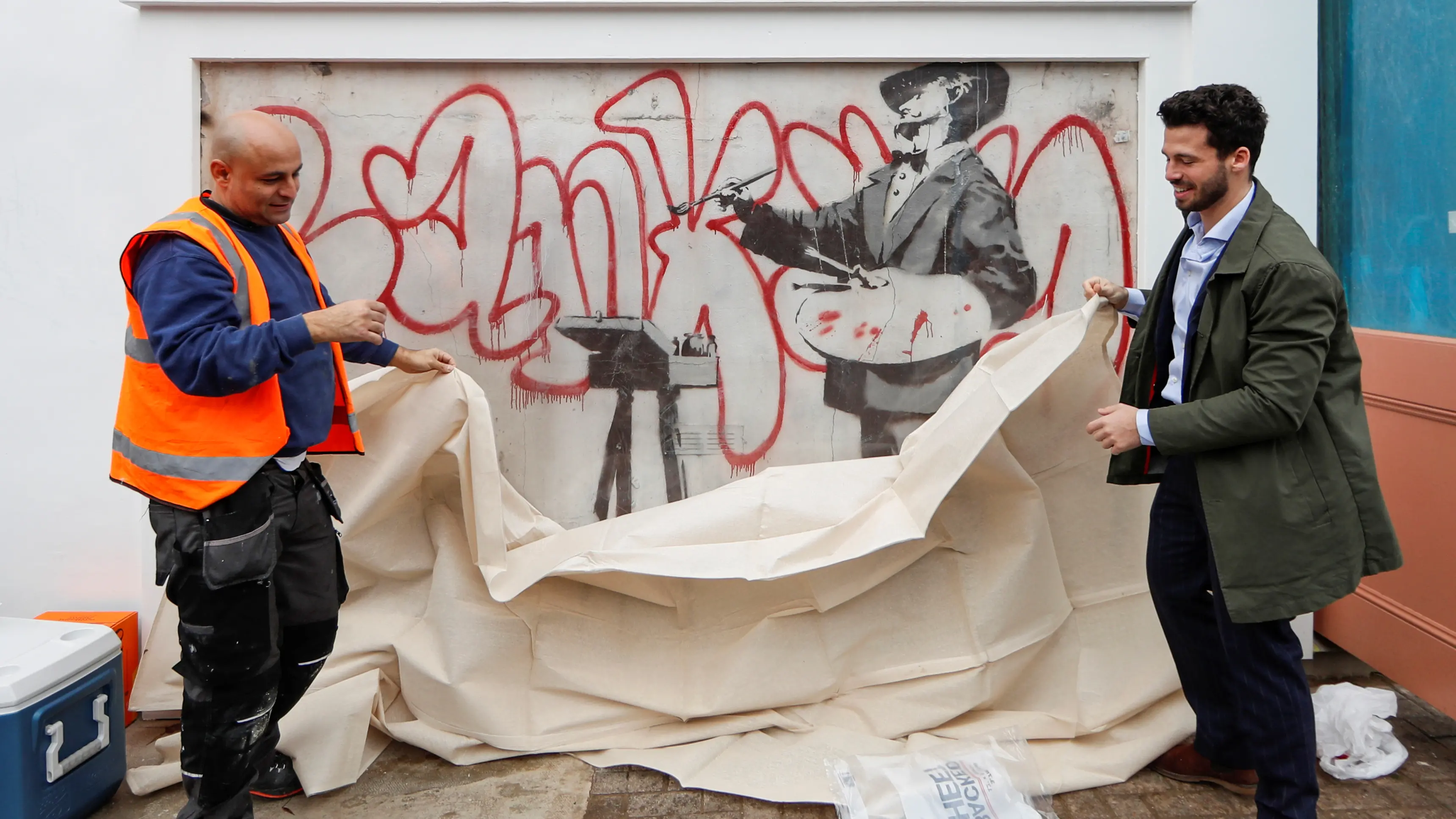 Hidden Banksy mural to be uncovered