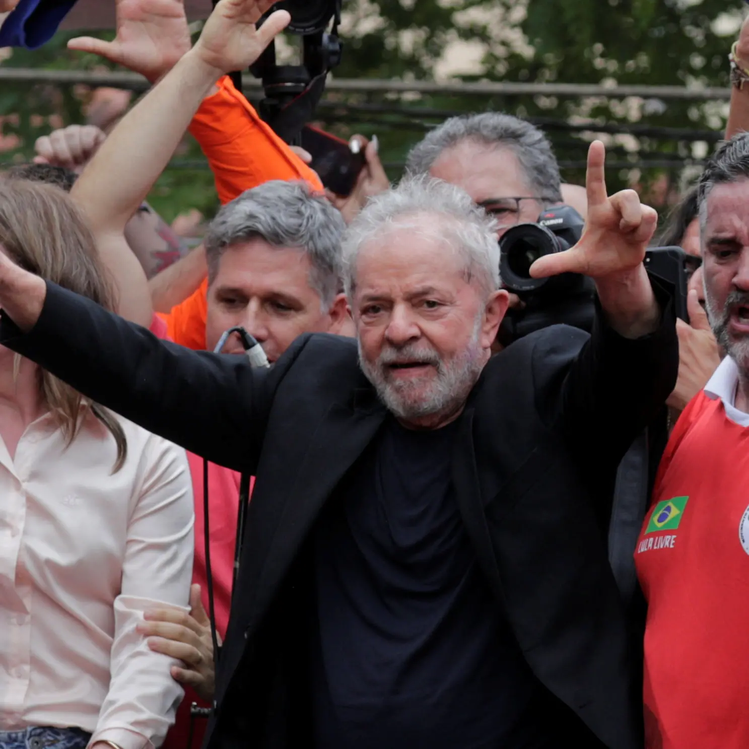 Brazil's newly freed Lula sets up clash with Bolsonaro