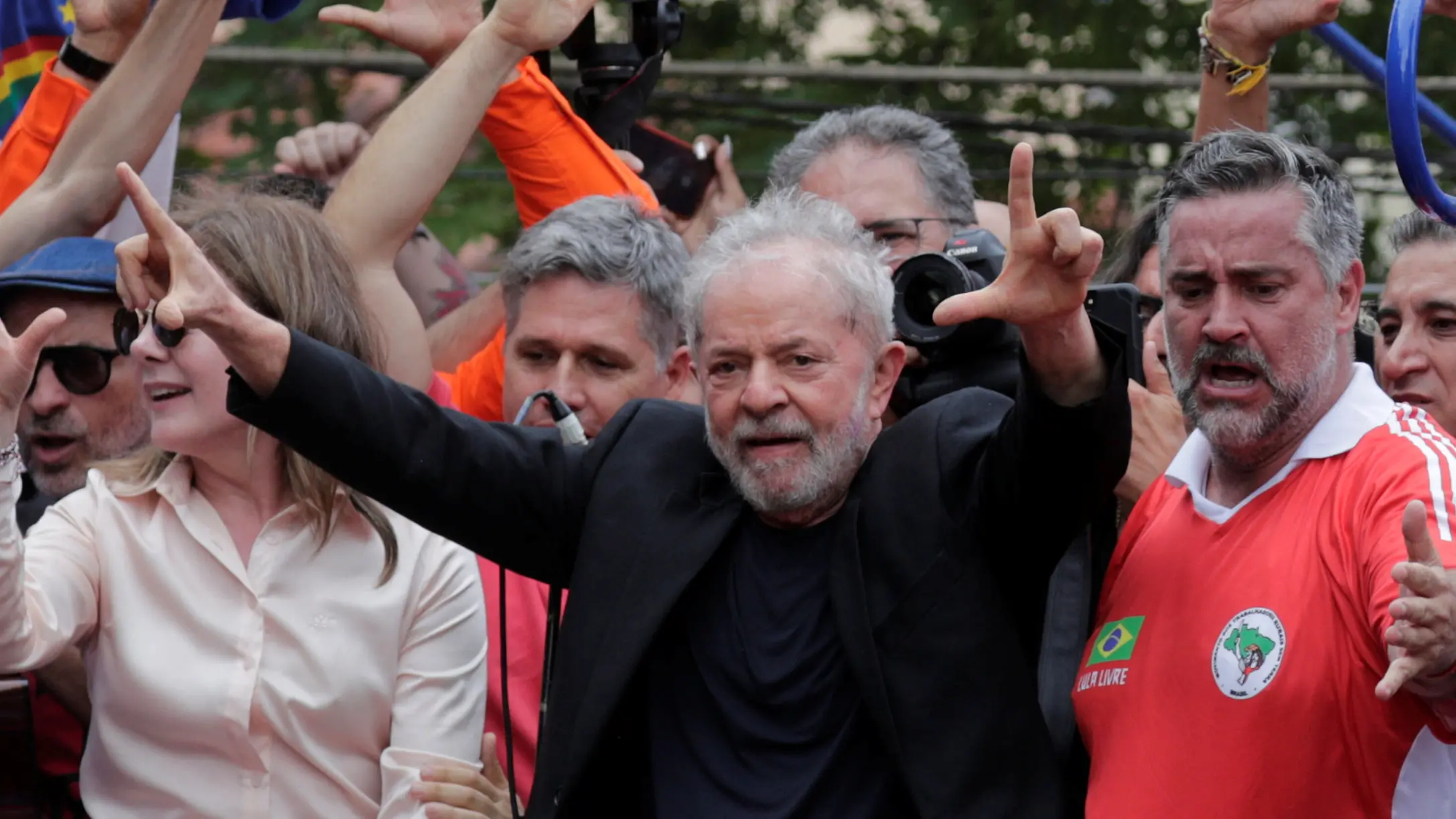 Brazil's newly freed Lula sets up clash with Bolsonaro