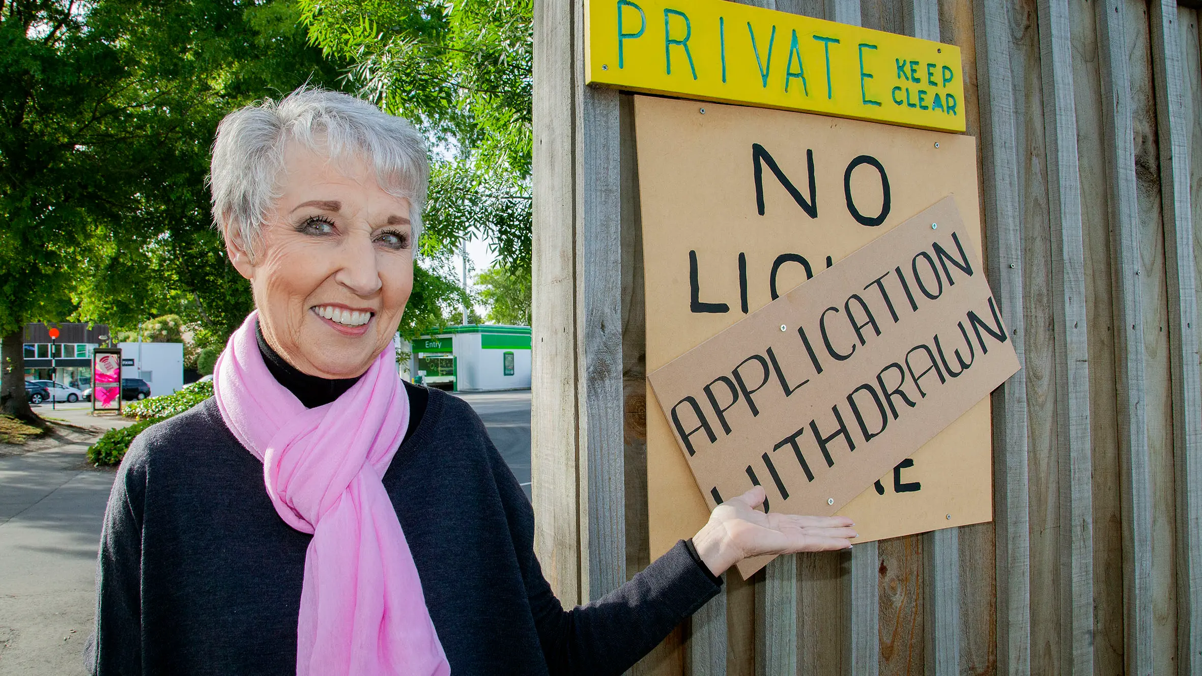 Resident 'ecstatic' liquor store application withdrawn